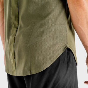 Athletic Fit Breathable <b>Men</b> Gym T Shirts Crafted From Soft <b>Stretch</b> Fabric For Running Exercise Training And Active Lifestyle - Product Image 5