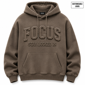 Best Selling <b>Three</b>-dimensional 3D Embossed Winter Hoodie Custom Logo Pure Cotton Circle Thick Embroidery Oversized Streetwear - Product Image 4