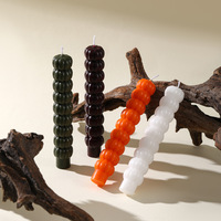 Bougies coniques parfumées longues en forme de citrouille d'Halloween pour la table de dîner, la fête d'automne de Thanksgiving, la décoration intérieure - Vente en gros