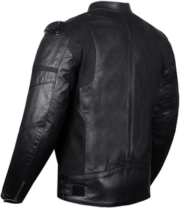 Custom Genuine <b>Leather</b> Unisex <b>Men's</b> Eco-Friendly Windproof Streetwear <b>Leather</b> <b>Jacket</b> with Front Logo Winter Warm Outerwear - Product Image 4