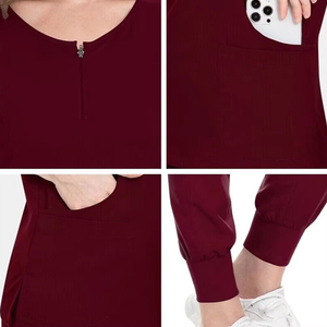 Latest Design Womens Stylish Medical Scrubs Jogger Pants Nursing Uniform Sets Women Medical <b>Nurse</b> Uniforms for Hospital - Product Image 6