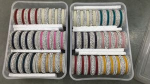 Elegant Handcrafted Ruby Zinc Alloy Stone Work <b>Bangles</b> | Designer Kundan Jewelry for Women for Weddings, Parties & Everyday Wear - Product Image 3