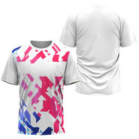 T-shirt de sport performant pour homme, impression par sublimation personnalisée, polyester respirant, vêtements d'entraînement en gros