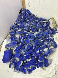 Piedra Decorativa Azul Natural de Lapislázuli en Bruto, Diseño Moderno, Alta Calidad, Decoración Ecológica para el Hogar - Product Image 2