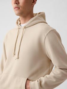 Sudadera con Capucha Básica de Algodón 100% para Hombre, Talla Grande, Corte Holgado, Hombros Caídos, Estilo Urbano, Personalizable - Product Image 2