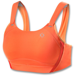 Women's Solid Color Crisscross Strap Sports Bra Medium Support Yoga Breathable Seamless Scoop Neck <b>Top</b> - Product Image 2