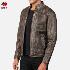 Chaqueta de Cuero con Cierre de Cremallera y Diseño Personalizado Ryan Pro Gear, Tejido Cómodo con Logotipo Personalizado - Product Image 4