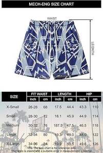 2026 Custom Logo High Street Men's Mesh Sports Shorts Wholesale 100% Polyester Quick Dry Breathable <b>Elastic</b> Waist Pockets Shorts - Product Image 2
