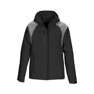 Veste softshell pour homme, design personnalisé OEM, randonnée, sport, respirante, séchage rapide, coupe-vent, unisexe - Product Image 3