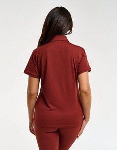 Polo sans manches tendance pour femme, design personnalisé, haute qualité, vente en gros - Product Image 5