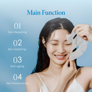 Masque facial en feuille B2B pour soins de la peau : réparation, apaisement, calmant, cicatrisant, hydratant pour femmes, tous types de peau - Garantie du meilleur fournisseur - Product Image 4