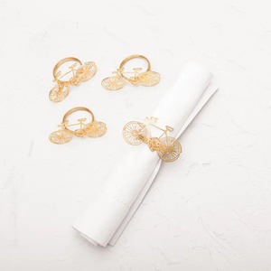 Leaf Shape Brass Napkin Ring 5 Cm Classic Design for Christmas Table Decoration - Product Image 6