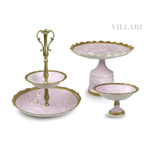 Support à gâteau en métal plaqué or de haute qualité, forme cage à oiseaux, 2 niveaux, plateau miroir, présentoir à desserts, accessoire de décoration pour la maison et l'hôtel - Product Image 6