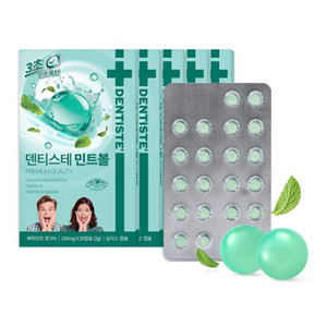 [Cilantro] Dentiste Mintball Breath Freshener <b>Mint</b> Ball Oral Care Pocket Candy Capsule Refreshing Drops Korea - Product Image 1
