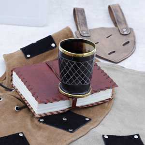 Verre à boire artisanal en corne de buffle, gobelet en corne naturelle, tasse à boisson écologique faite à la main, vaisselle de bar artisanale, article de luxe pour boire - Product Image 6