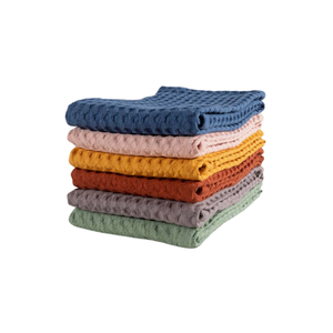 JAI Cotton Fade Resistant Quick-Dry Home Golf Dish Towels Plaid Embroidered Cotton Jacquard OEM Tamil Nadu MOQ 50 White <b>Label</b> - Product Image 5