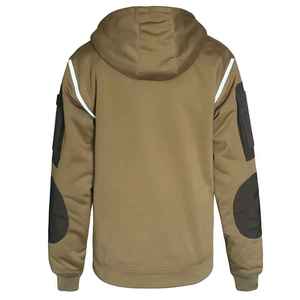 เสื้อฮู้ดกันหนาวแบบซิป ¼ ตัว สำหรับผู้ชาย ยี่ห้อ NURJENNA INDUSTRIES ผลิตจากผ้าฝ้าย 100% คุณภาพสูง ป้องกันการหดตัว พร้อมคุณสมบัติตรวจจับเข็ม  เหมาะสำหรับงานอุตสาหกรรมและงานที่ต้องการความปลอดภัย - Product Image 2