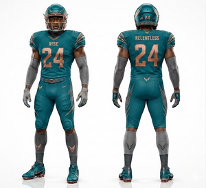 OEM Sports Clothings in Custom Color and Custom Team Name American Football Uniform Jersey with Short Set at Wholesale - Product Image 6