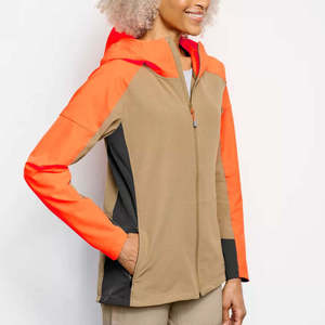 High Visibility Blaze Orange Hunting <b>Jacket</b> Waterproof Softshell Outdoor Performance Gear Windproof Tactical Coat for Hiking - Product Image 1