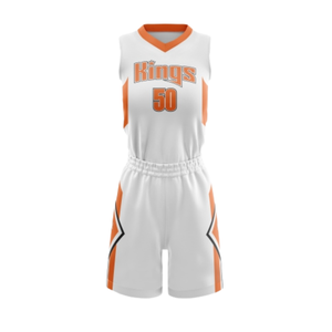 Uniformes de basket-ball personnalisés pour femmes, haute qualité, sublimation intégrale, ensemble de maillots et shorts de basket-ball pour femmes, respirant, séchage rapide - Product Image 4