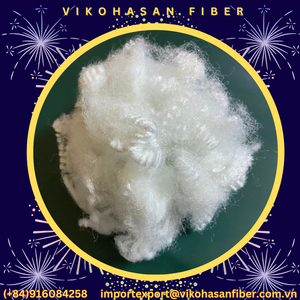 VIKOHASAN Fibra 15D HS Holow Siliconizada Blanca Reciclada Fiberfix para relleno de juguetes, almohadas, edredones, mantas, cojines, sofás y muebles - Product Image 3