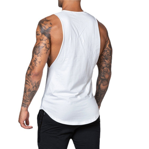 Premium Breathable Plus Size <b>Men's</b> Tank Tops Sports Gym Tank Top Cotton Wholesale Sleeveless <b>Men</b> Tank Top Fitness <b>Singlet</b> - Product Image 2