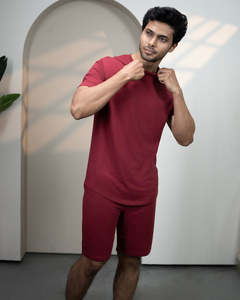 คอสโม ซัมเมอร์ แคชชวล เสื้อยืดผ้าซาตินระบายอากาศได้ดี+กางเกงขาสั้น - Product Image 5