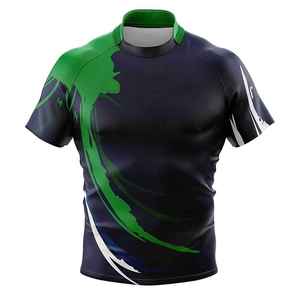 Vêtements d'équipe professionnels et confortables, meilleur service OEM, vente en gros, design personnalisé, vêtements d'entraînement légers, maillot de rugby - Product Image 1