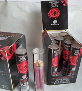 Conos de rosa de Palma India enrollados a mano de edición limitada, colores blancos amarillos de lujo, tonos blancos, tonos blancos - Product Image 6