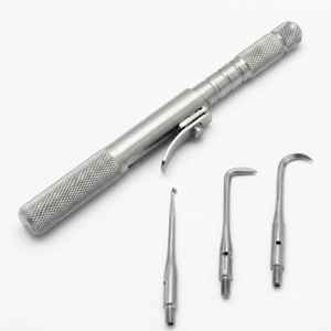 ชุดเครื่องมือผ่าตัด HR-934เพื่อสุขภาพ Optitech สแตนเลสสตีลแบบแมนนวลได้รับการรับรอง CE คลาสกำจัดมงกุฎสำหรับคลินิกโรงพยาบาล - Product Image 5