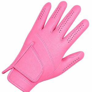 Guantes de Golf Unisex Deportivos Transpirables 100% Piel de Cordero para Mano Izquierda, Duraderos, Antideslizantes, de Cuero Cabretta, Personalizados - Product Image 1