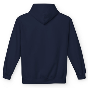 Sweat-shirt à capuche rose et bleu marine avec motif graphique, broderie circulaire, en polaire, à manches longues, unisexe, décontracté, vêtement de mode d'hiver - Product Image 2