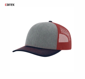 Gorra Trucker Richardson Personalizada de 6 Paneles, Ajustable, Unisex, Informal, de Malla Transpirable, Impermeable, para Viajes, Moda, Aire Libre, Gris, Rojo, Azul Marino - Product Image 1
