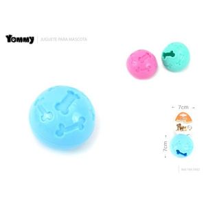 Yommy Bone-shaped Food-discharging Ball 7cm <b>Pet</b> <b>Interactive</b> <b>Toy</b> - Product Image 1