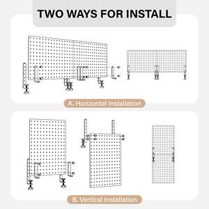 Organizador de Escritorio HUHOLE de Acero al Carbono de 32 x 12 Pulgadas, Tipo Gancho, Multifuncional para una Gestión Eficiente del Oficio - Product Image 4