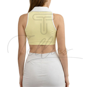 Top Corto de Moda para Mujer, Súper Corto, de Manga Corta, en Tela de Algodón, Camiseta Sexy - Product Image 5