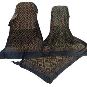 Conjunto Moderno de 3 Piezas de Baati Shaash Dirac Somalí, Sin Costuras, Bordado de Lujo, Floral, de Seda y Poliéster, para Ropa Formal de Verano y Otoño - Product Image 1