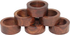 Anillos de Servilleta de Madera Premium, Económicos y Decorativos, para Bodas, Fiestas y Uso en la Mesa - Product Image 4