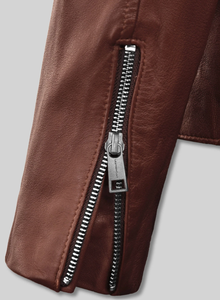 Chaqueta de Cuero para Hombre, a la Moda, Resistente al Viento, Chaqueta de Cuero para Hombre y Mujer, Estilos Personalizados, Chaqueta de Cuero Charlotte Burnt Multiple 2006 - Product Image 6