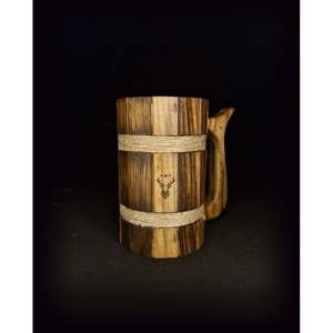 Taza de Madera Premium Hecha a Mano para Bebidas, con Aspecto Premium, RR ENTERPRISES, Origen India - Product Image 2