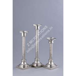 Juego de Portavelas Metálicos Portátiles, Decoración Artesanal para Mesa, Suministros para Fiestas y Eventos, Juego de 3 Portavelas de Pascua - Product Image 1