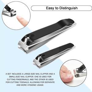 Outil professionnel de coupe d'ongles de style salon, coupe-ongles en métal robuste avec poignée confortable - Product Image 5