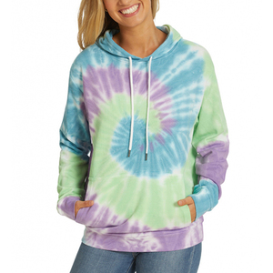 Custom Men's Winter Sweatshirt Pullover <b>Hoodie</b> with Digital Printing for Casual Washed Tie Dye - Product Image 4
