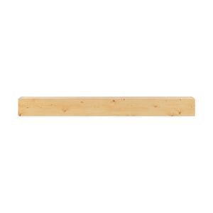 Mensola Galleggiante da Parete in Legno Naturale Stile Rustico 60" X 8" X 6" Capacità di Carico 50 Libbre - Product Image 1