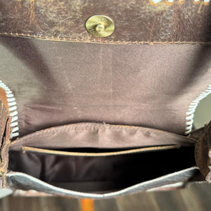 Nuevo diseño personalizado de cuero mecanizado a mano, monederos grandes para mujer, bolsos de lujo a la moda, cierre a presión, bolso de cuero de vaca genuino - Product Image 6