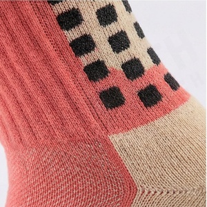 Coral Crew <b>Socks</b> Breathable Knitted Solid Color <b>Running</b> Athletic <b>Socks</b> for Adults - Product Image 4