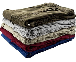 กางเกงขาสั้นแทคติคอลหลายกระเป๋า สไตล์ยีนส์ใหม่ คุณภาพสูง กางเกงคาร์โก้แทคติคอลสำหรับผู้ชาย กางเกงขาสั้นลำลองสำหรับเล่นกีฬาฤดูร้อน - Product Image 4