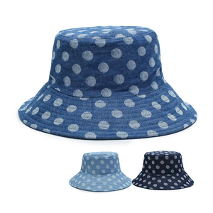 Chapeau Bob Personnalisé en Jean Imprimé à Carreaux, Toutes Saisons, Unisexe Adulte, Idéal Sport, Voyage, Coupe-Vent, Usage Quotidien – Vente en Gros - Product Image 4
