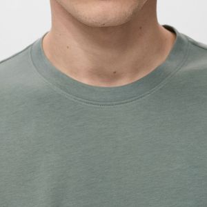 Custom 100% Cotton <b>Men's</b> Short Sleeve <b>Oversized</b> T-<b>Shirts</b>-<b>Gym</b> Street Wear Custom Logo OEM/ODM Plain Dyed 180g Breathable - Product Image 2