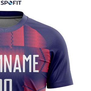 Maillot de football de haute qualité, design personnalisé, tissu léger et respirant, impression par sublimation, maillot d'équipe pour vêtements de sport - Product Image 5